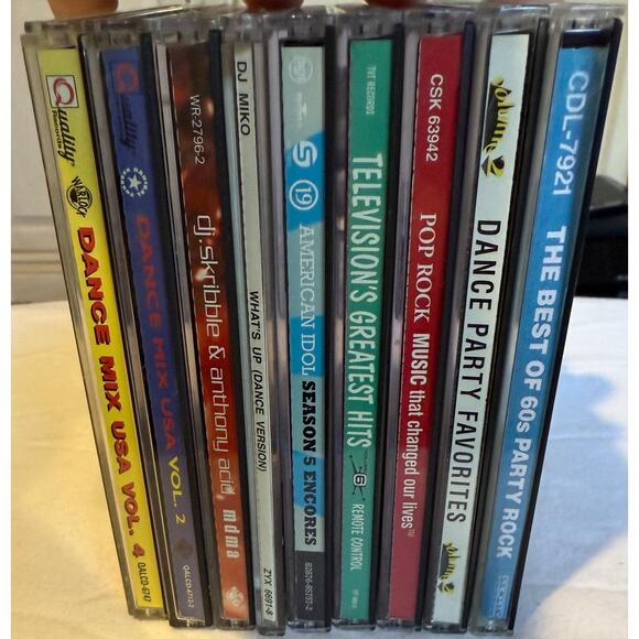 90's 00's Various Mix CD Album Bundle - 9 CD's - Dance, TV Hits, American Idol - Picture 1 of 9
